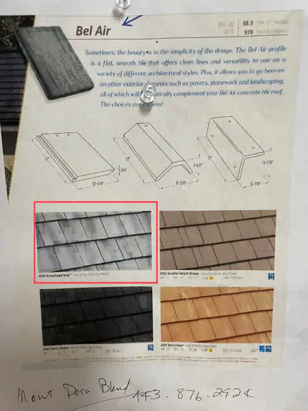 Concrete Tile Roofing