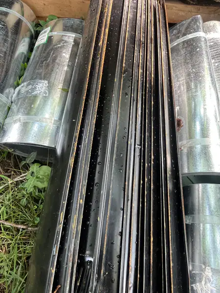 Single wall wood stove piping