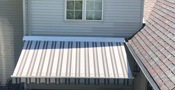 Durosol 14’ Motorized Awning with new Sunbrella Material