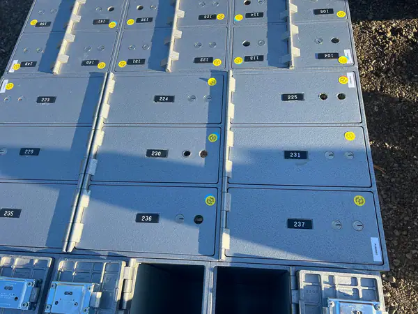 Nest of 9 Safe Depost Boxes