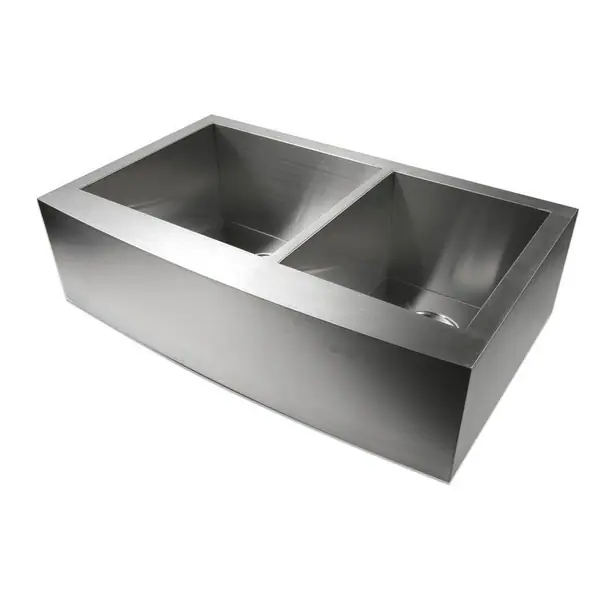 60/40 FARMHOUSE STAINLESS STEEL KITCHEN SINK