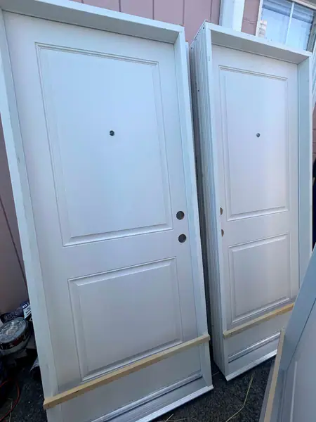 (5) front doors for sale pre-hung never used