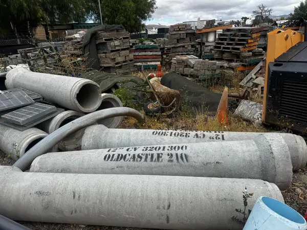 8 sticks of 12” Reinforced Concrete Pipe