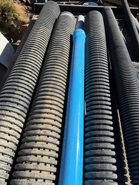 BLACK HDPE CORRUGATED PIPE 