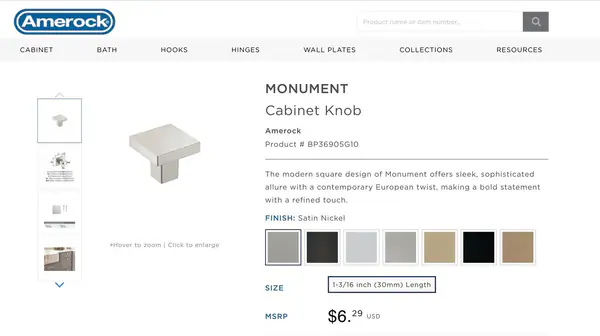 Cabinet Door Pulls