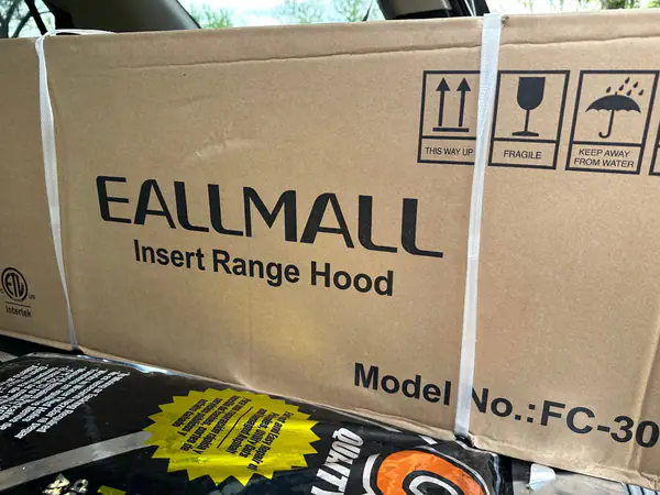 EALLMALL Kitchen Range Hood Insert, 30 Inch, 700 CFM With 3 Speed And LED
