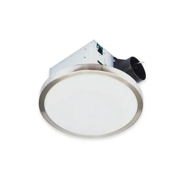 $89.00 - 15-Inch Round Exhaust Fan with LED Light - 20W Adjustable - 110 CFM