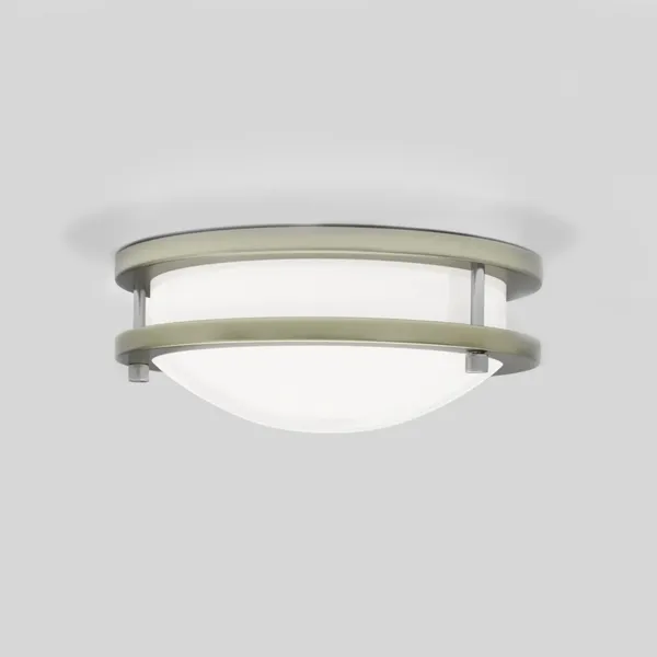 $29.00 - 14-Inch Dimmable LED Flush Mount Ceiling Light - 24W Double Ring Design