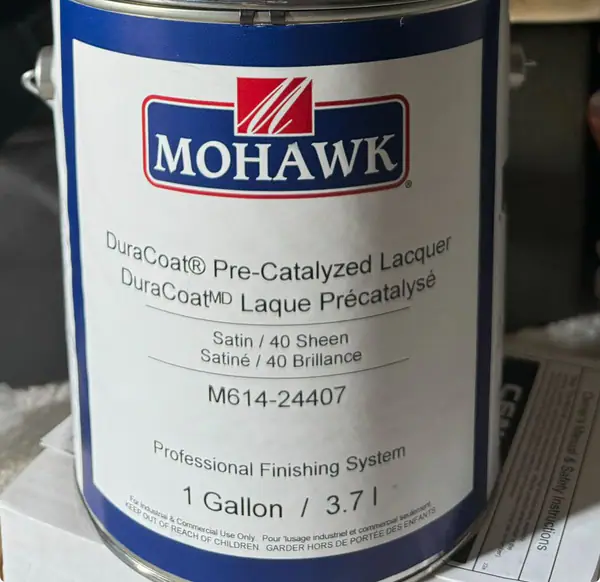 1 Gallon PreCat Lacquer in Satin