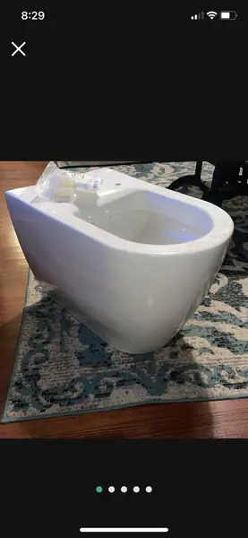 Duravit wall mount toilet 