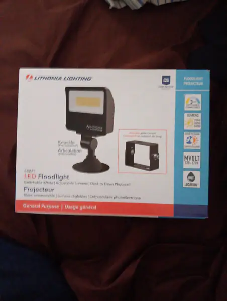 Brand new in box Lithonia LED floodlights