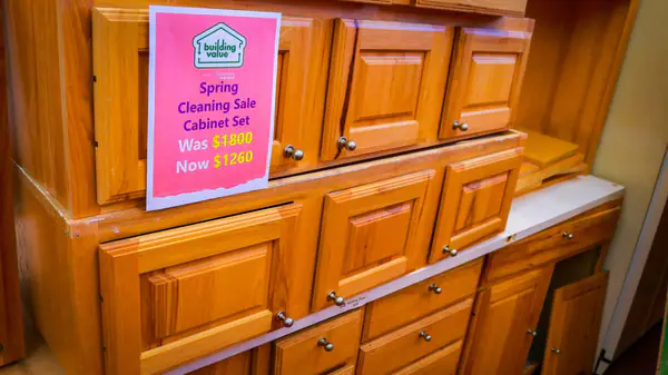 KraftMaid Hickory Cabinet Set