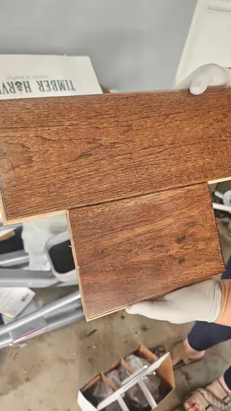Timber Harvest Hand Scraped Hickory Chestnut Sculpted
