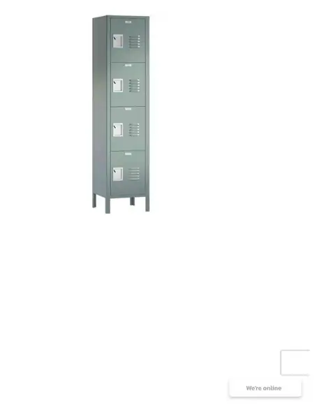 ASI Traditional 4 Tier Locker 12" x 24" x 72"