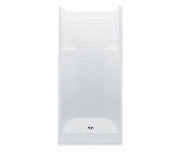 Center Drain One-Piece Shower