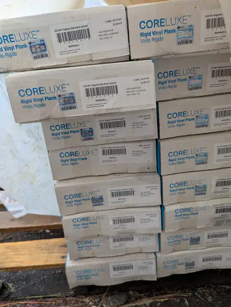 Brand New CORE LUXE Virginia Oak Flooring in box