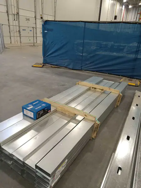 Shaft wall track and studs 