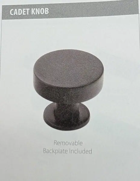 EMTEK Cadet Cabinet Knob (US19)
