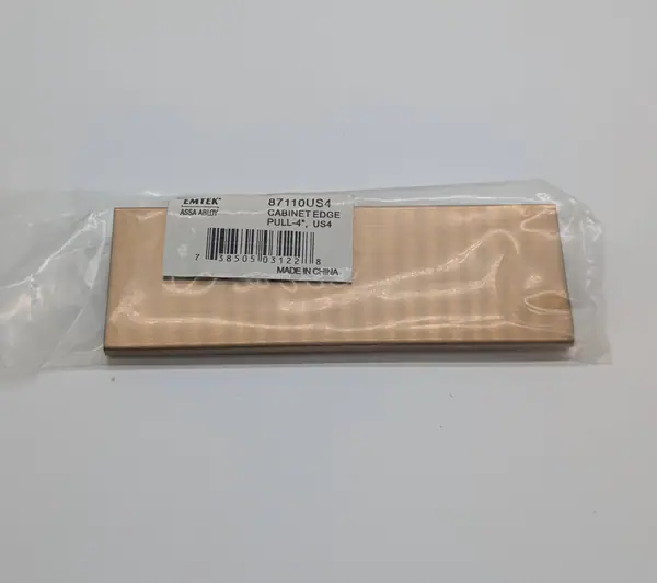 EMTEK Modern Edge Pull (US4) 4"