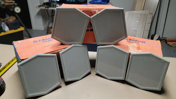 3 boxes of Carmen "Frame Turquesa"