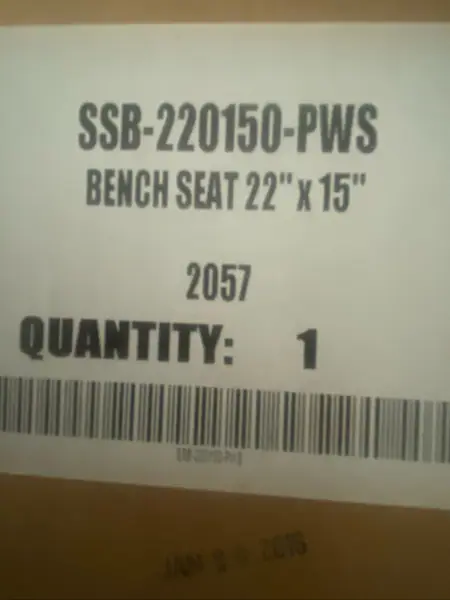 Seachrome folding Bench Shower Seat-22x15 -unopened box