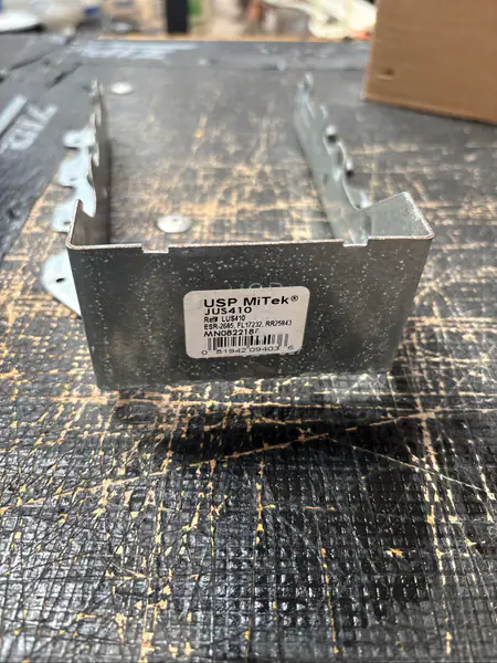 MiTek steel slant nail joist hanger