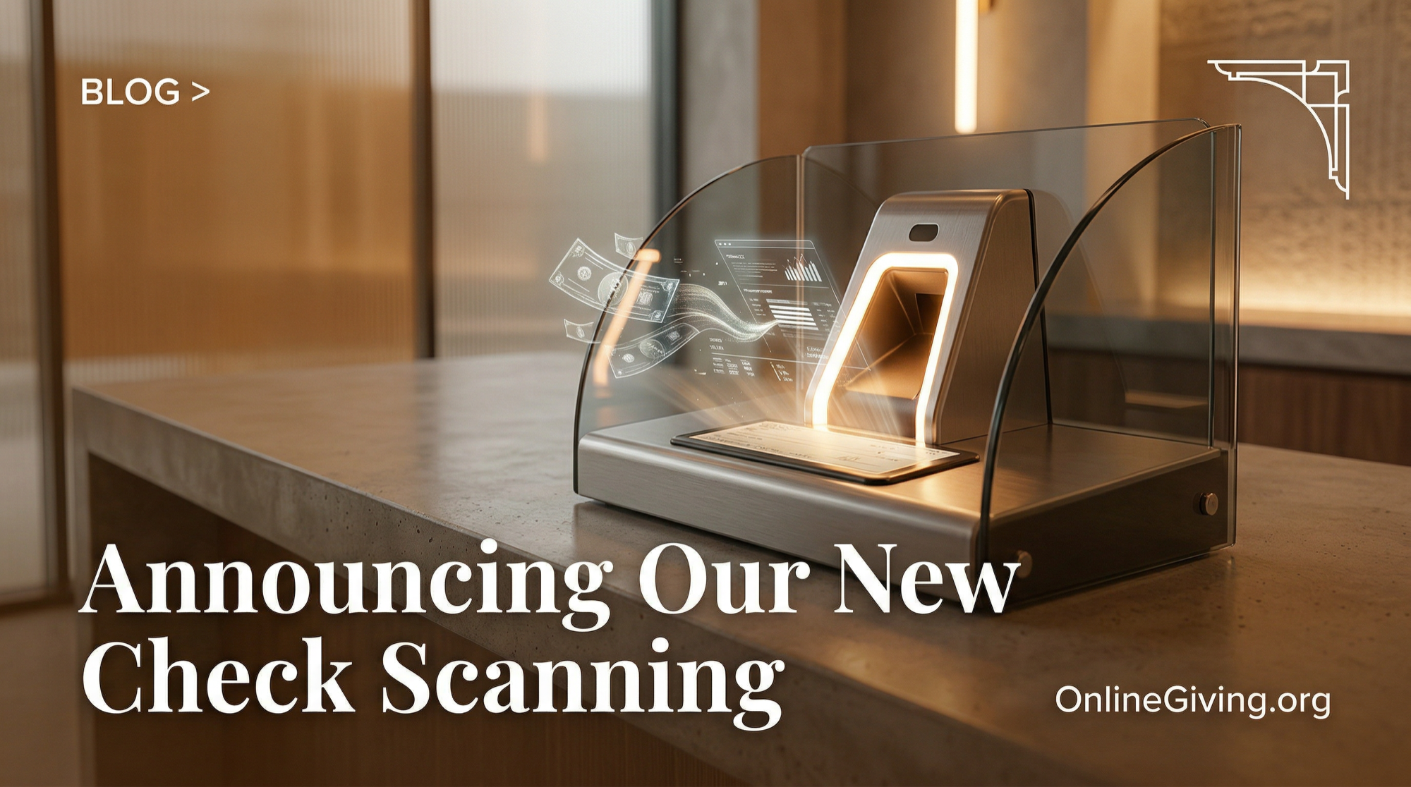 Announcing Our New Check Scanning Capability