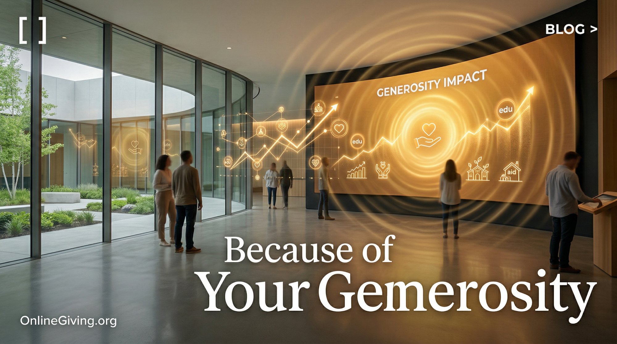 Because of Your Generosity