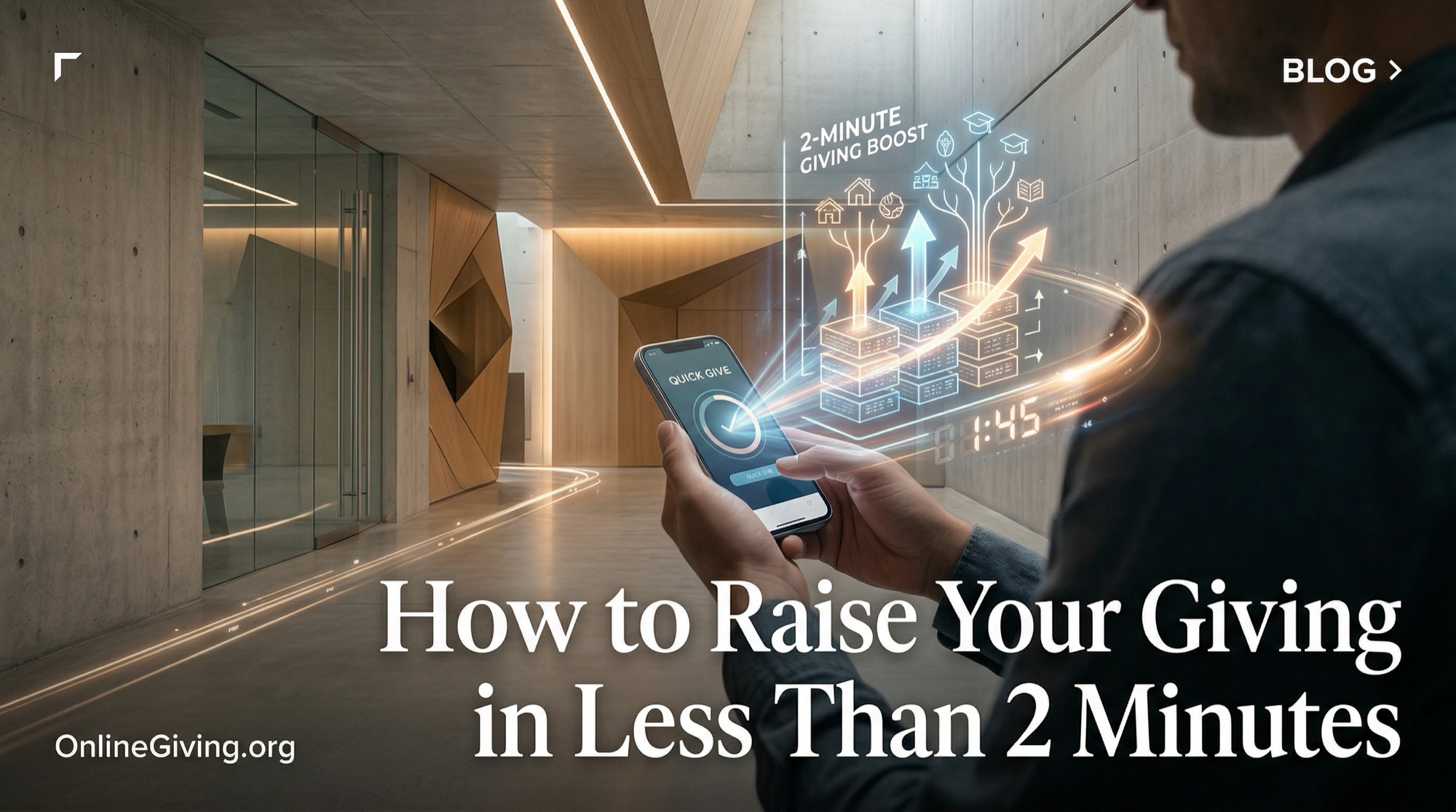 How to Raise Your Giving in Less Than 2 Minutes