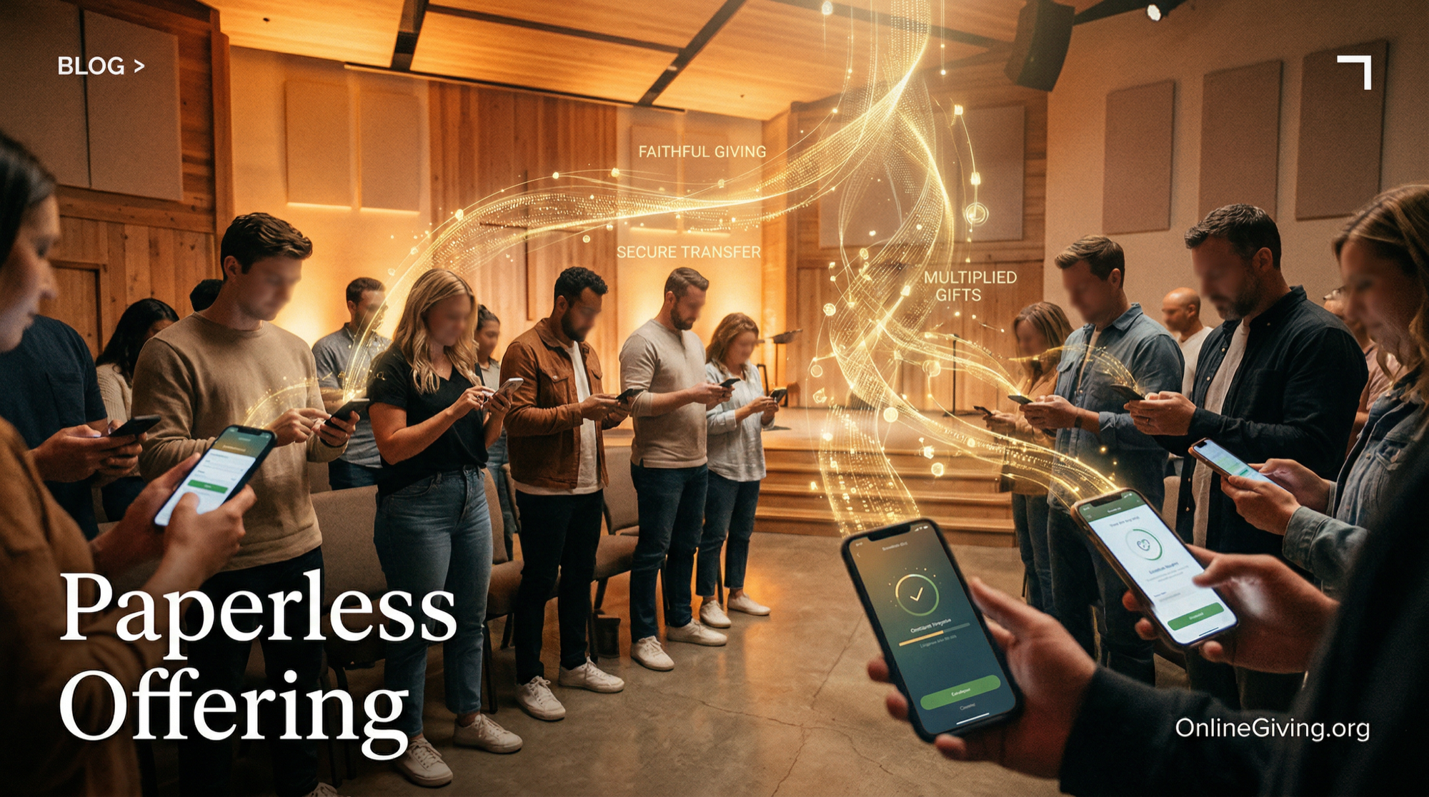 Paperless Giving Shouldn't Stop the Offering