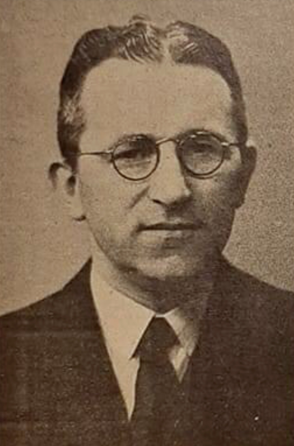 Foto van bidprentje. Origineel in Oorlogsmuseum in
