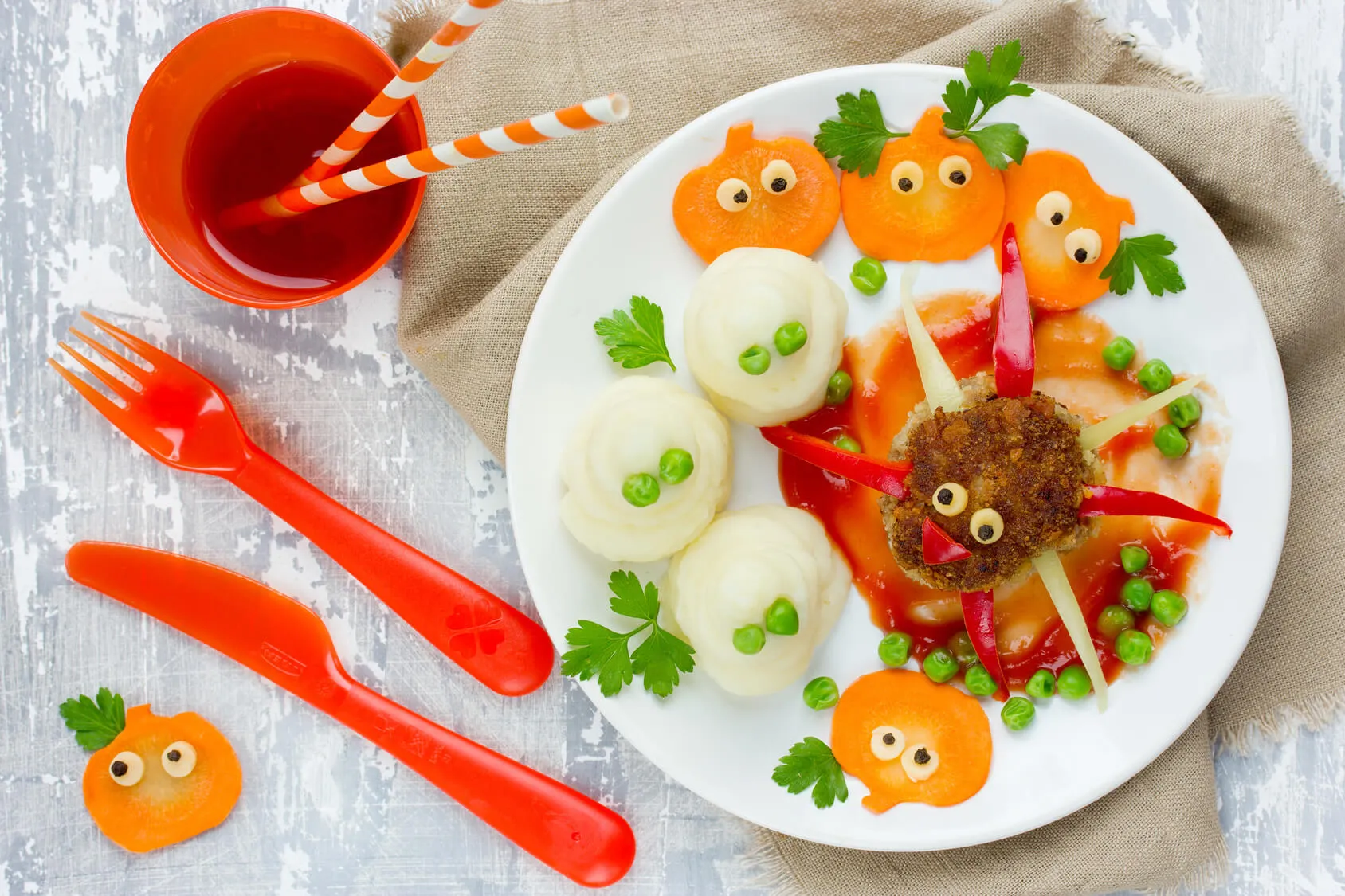 カンタンなのにかわいい！ハロウィンのごはん＆お弁当メニュー
