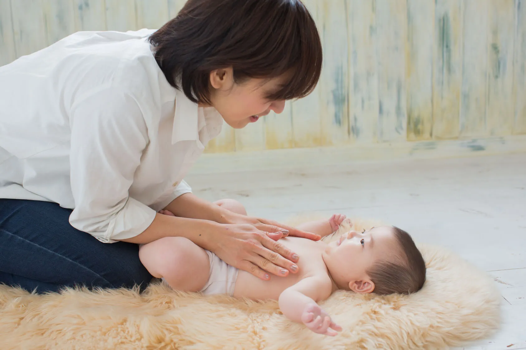  新生児の保湿