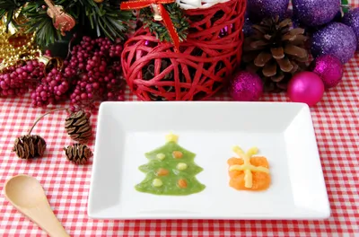 赤ちゃんと一緒にクリスマスを楽しむ！かわいい離乳食レシピ