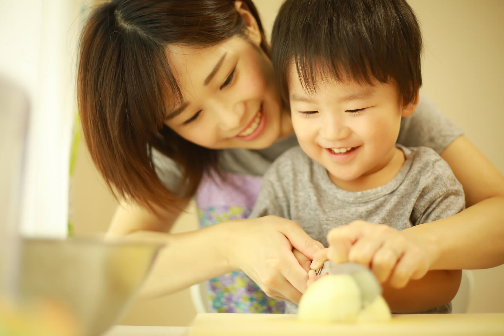 親子で料理