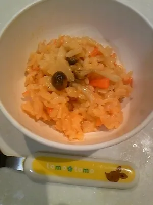 きのこと人参のケチャップライス