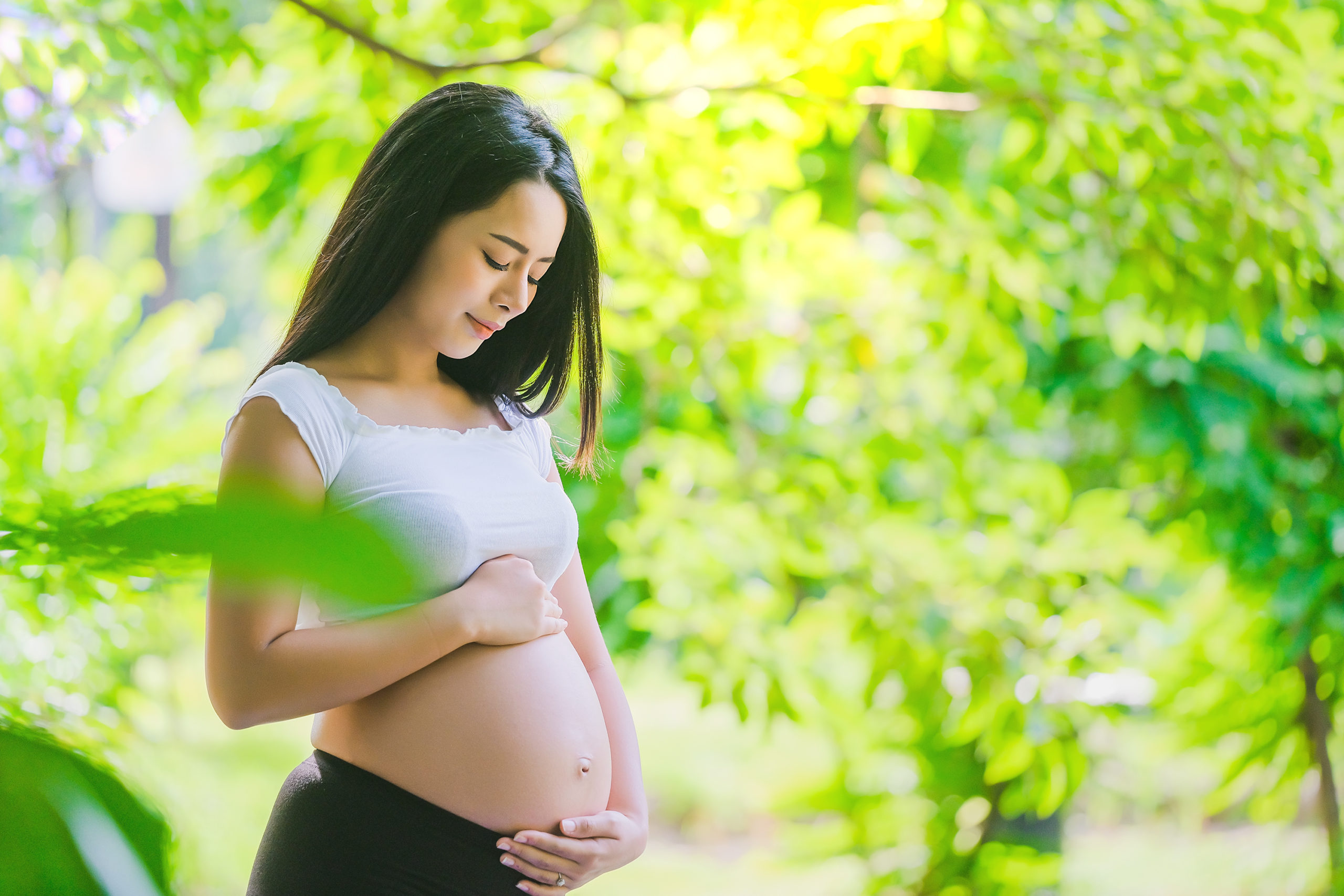 妊娠中の女性