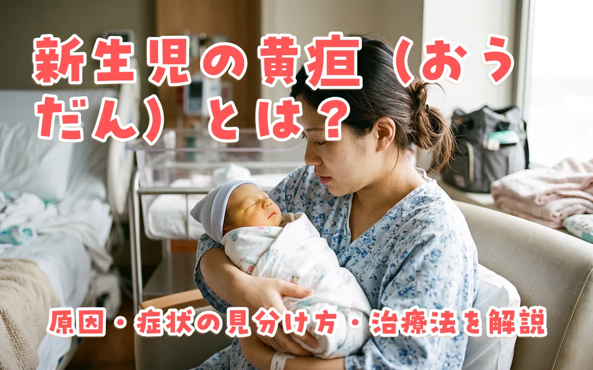 新生児の黄疸（おうだん）とは？原因・症状の見分け方・治療法を解説