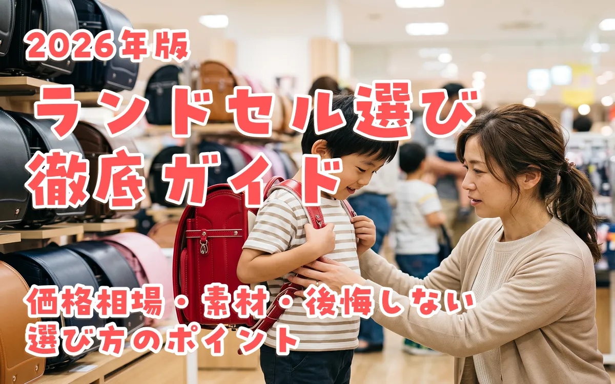 ランドセル選び徹底ガイド2026年版｜価格相場・素材・後悔しない選び方のポイント