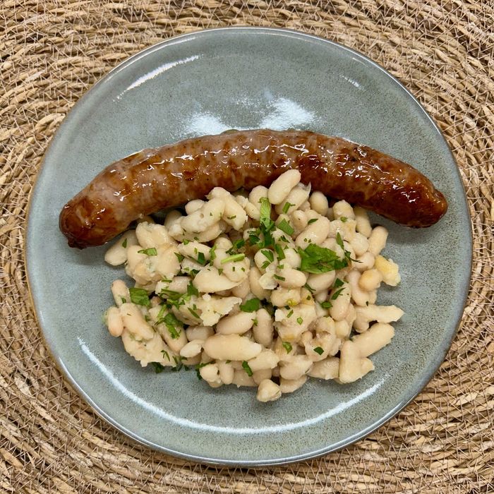 Sausage with potatoes