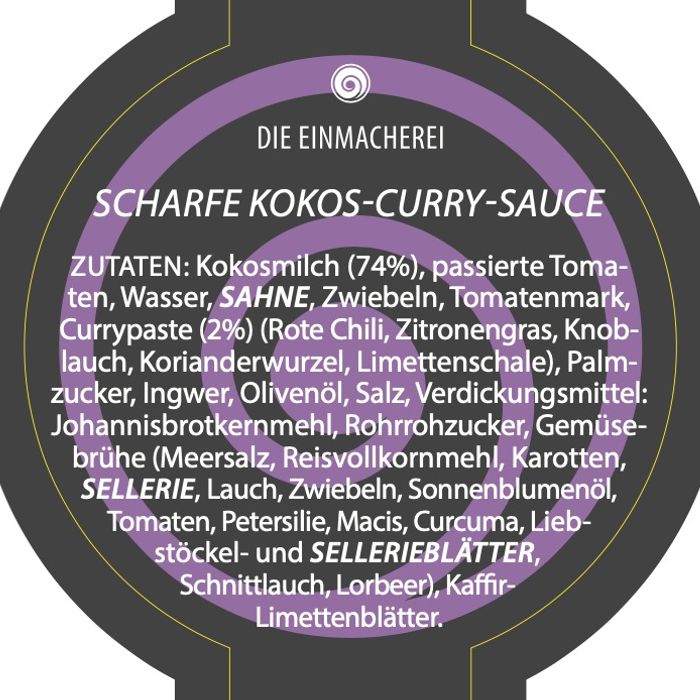Spicy Thai curry sauce
