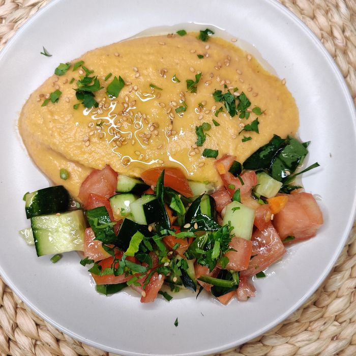 Hummus de pastanaga