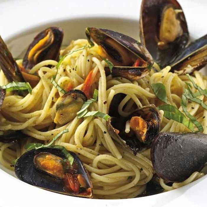 Spaghetti mit Miesmuscheln