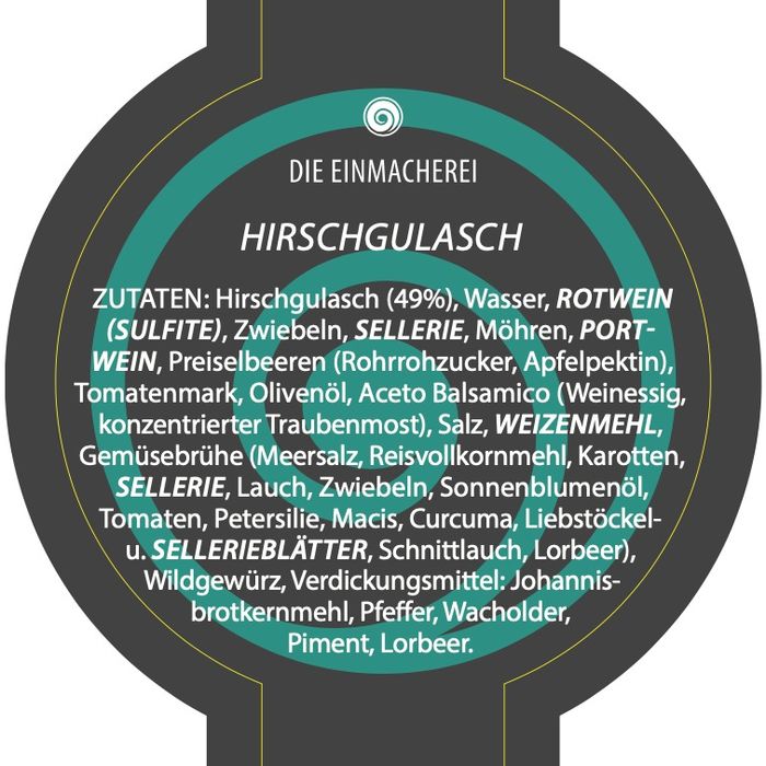 Hirschgulasch 