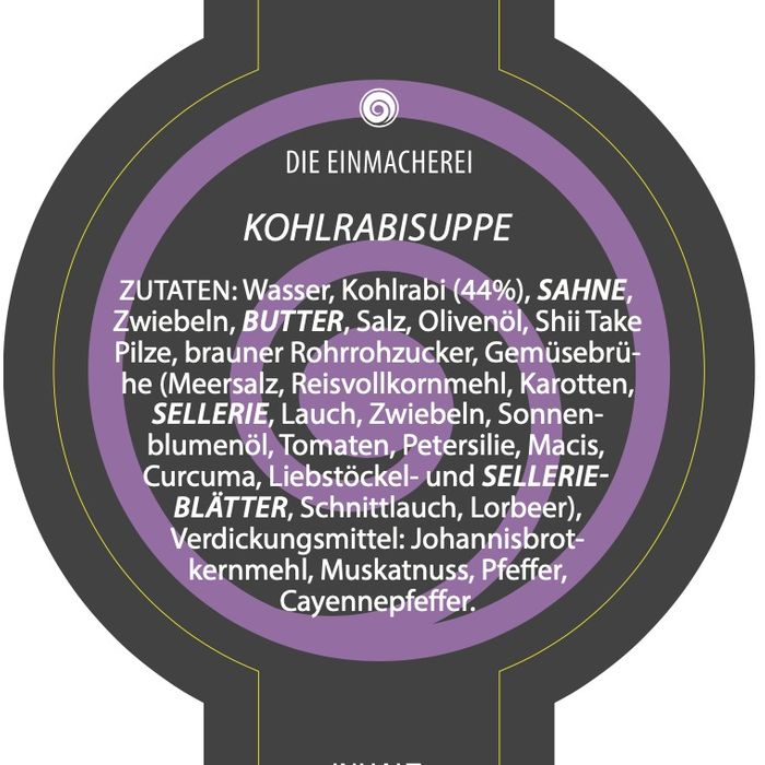 Kohlrabi soup