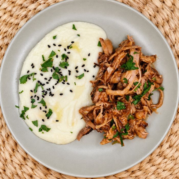 Carn metxada amb puré de patates