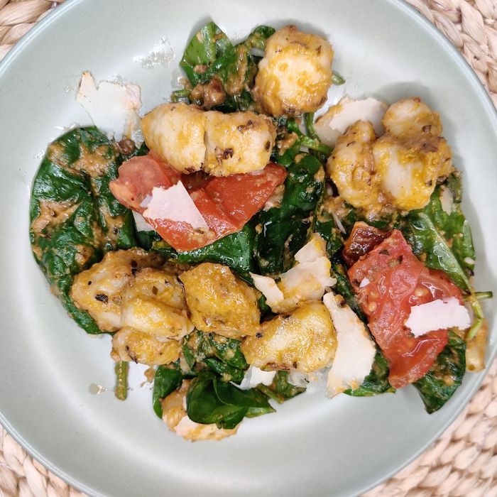 Gnoquis amb pesto