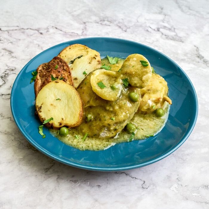 Johannisbarsch mit grüner Soße