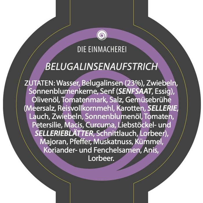 Lenteja beluga para untar