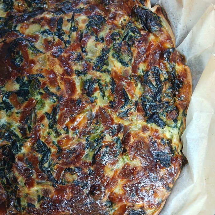 Quiche entera espinacas